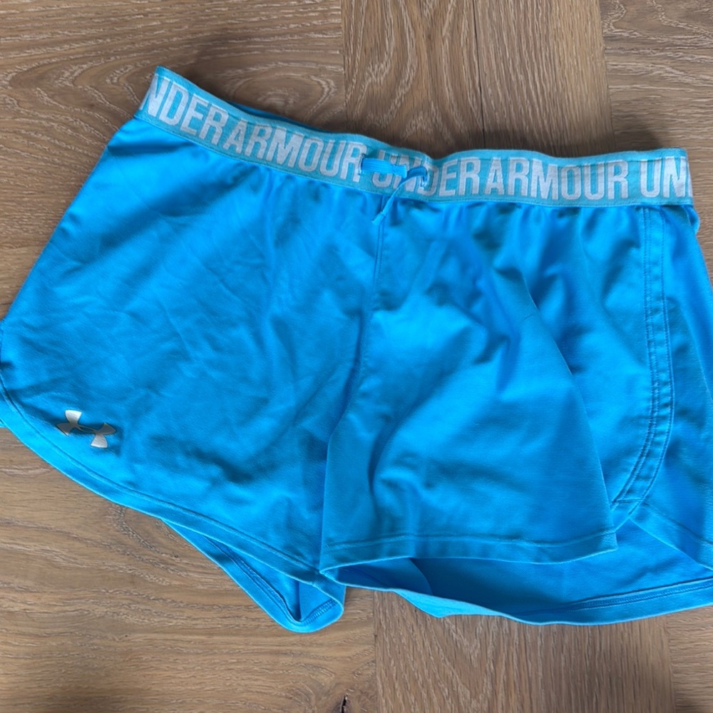 Under Armour Blue Athletic Shorts Lightweight Quick-Drying